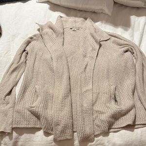 Barefoot Dreams Cream Cardigan Sweater